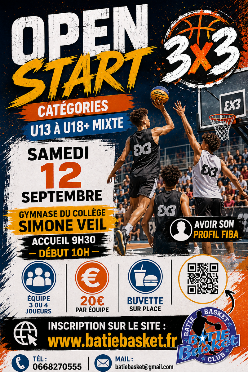 Open 3x3 Bastidon 12 septembre 2026