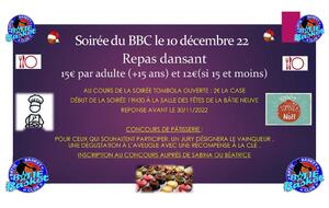 Soirée festive du BBC samedi 10 décembre !!!