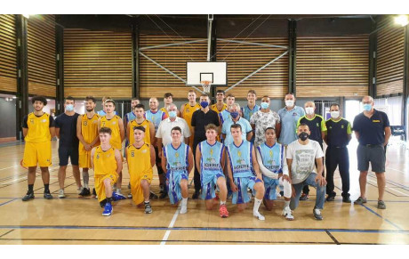 Jean Pierre SIUTAT  président de la FFBB en visite au Batie Basket