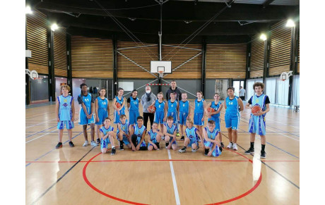 Nos 2 équipes U13 ont joué le jeu. Bel après-midi pour le BBC !!!