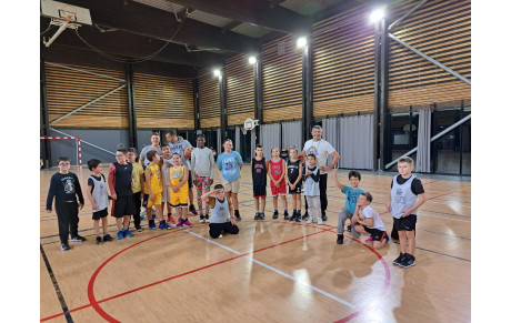 A l'entraînement mini-basket du BBC, y a de l'envie !!!