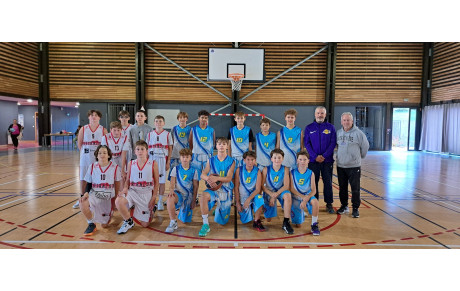 Les U15M gagnent pour leur début en championnat 
